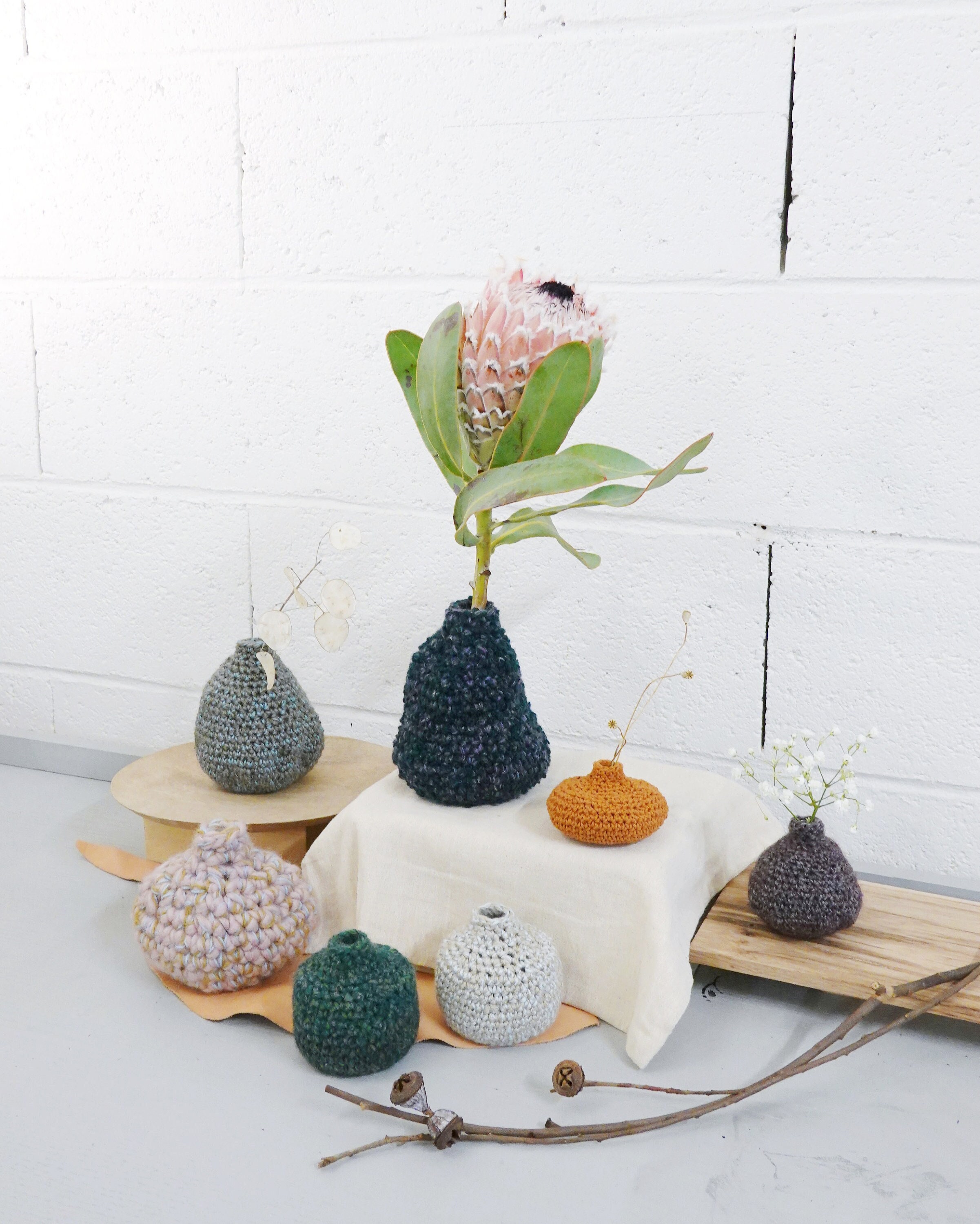 Soliflore | Vase Crochet Table Decoration