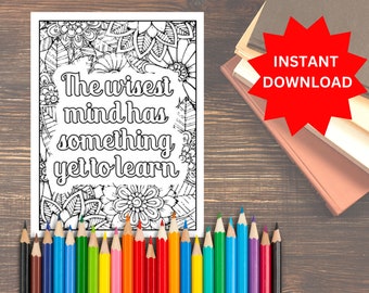 Druckbare Malseiten für Erwachsene & Kinder, Home Schooling Motivational, Stressabbau, Stimmungsaufheller Muster