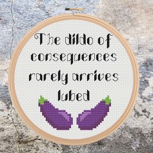 The d!ldo of consequences rarely arrives lubed