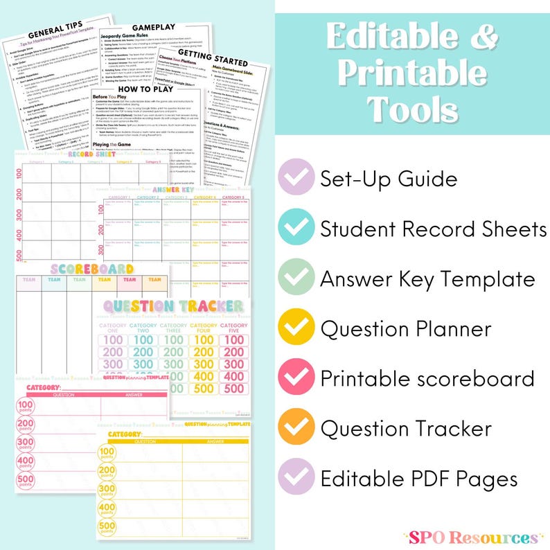 Spring Jeopardy Review Game Template Google Slides & Powerpoint ...