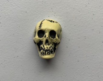 Randotti Skull/ Skull Pendant/ Handmade Skull/ Replica Skull/ Plaster Skull/ Disney Replica/ Disneyland Souvenir/Pirates of the Caribbean