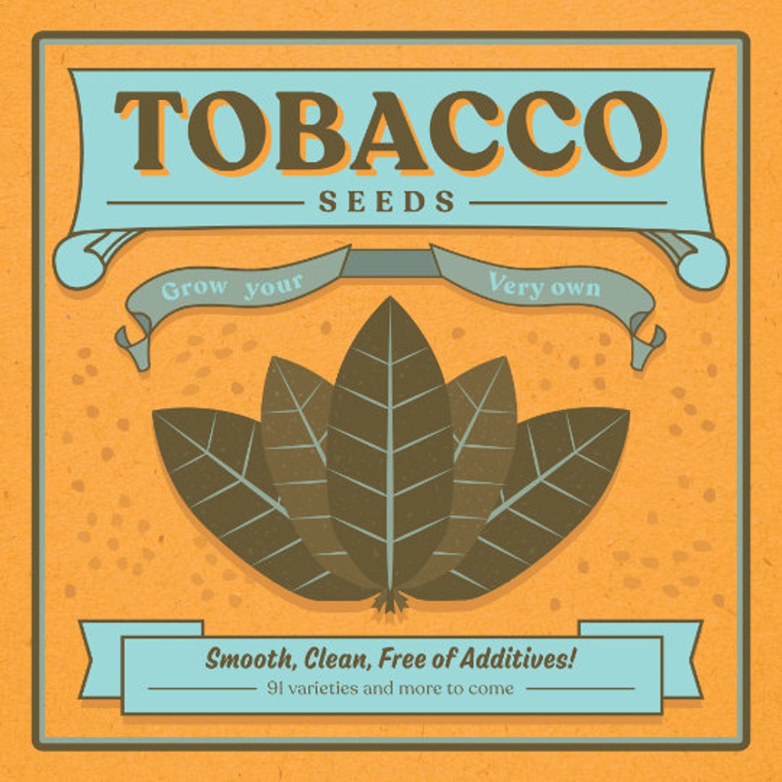 Affinis Tobacco Seeds for Planting 1,500 Nongmo Heirloom Tobacco Seeds