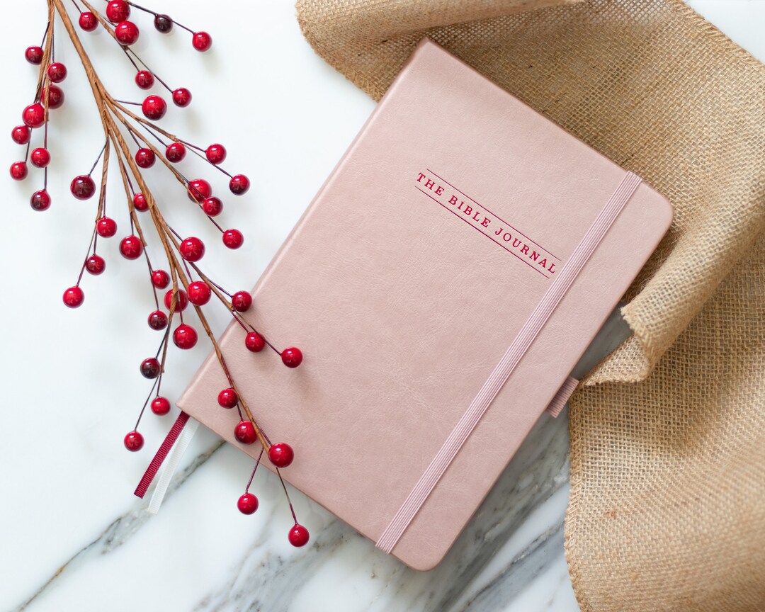 Rose Gold Bible Study Journal: Sermon Notes Notebook - Etsy