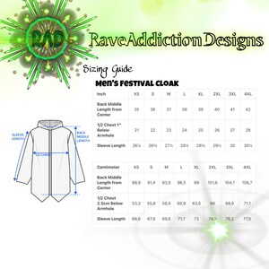 Festival Cloak / Micro Mink Fleece Lined Rave Cloak / Trippy Hooded Cape / Psychedelic Spheres Mens Rave Wear image 10
