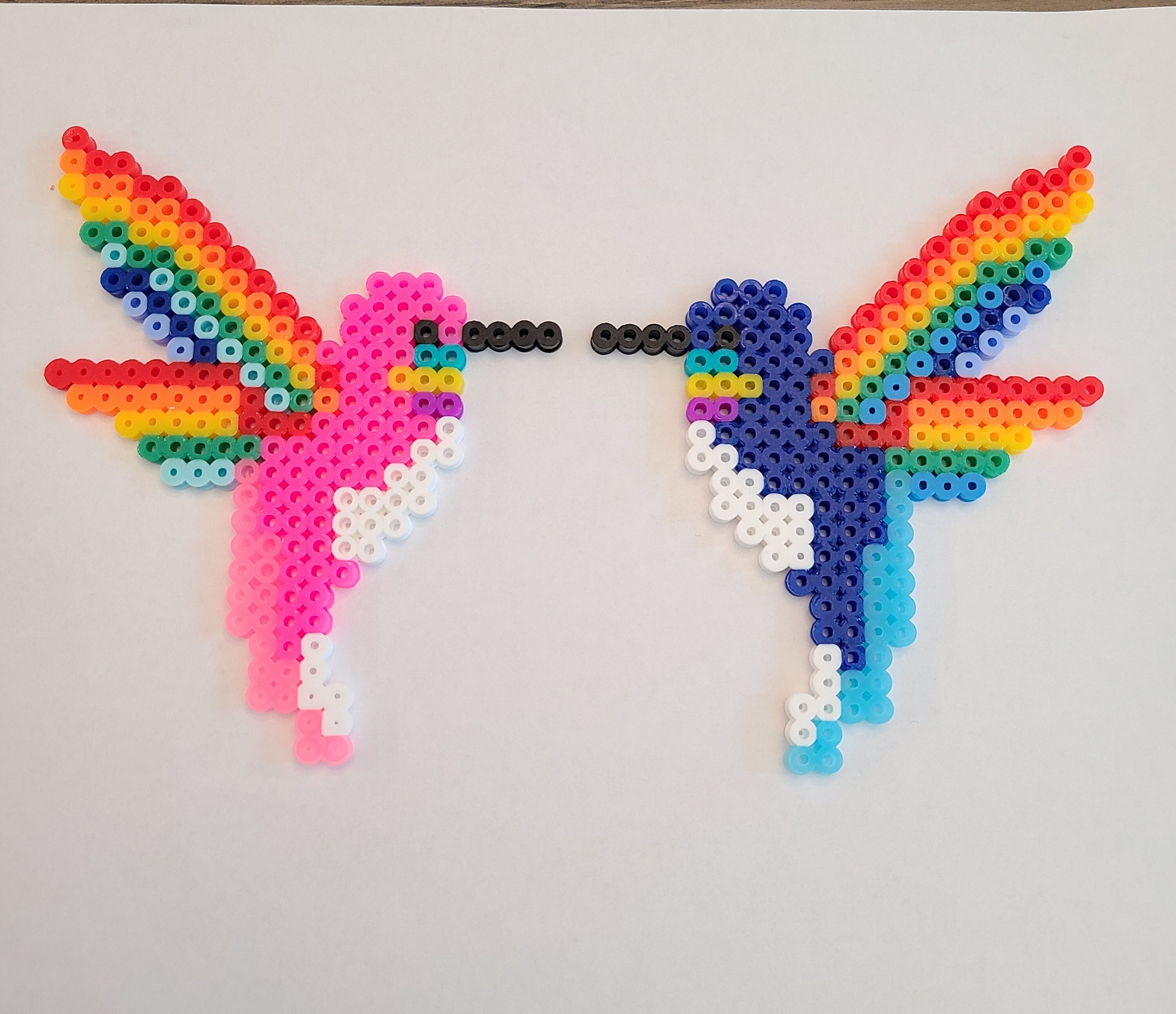Perler Bead Hummingbird Design Etsy