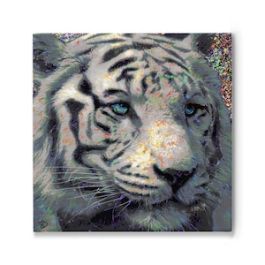 White Tiger Canvas Print &quot;Truth Seeker&quot;
