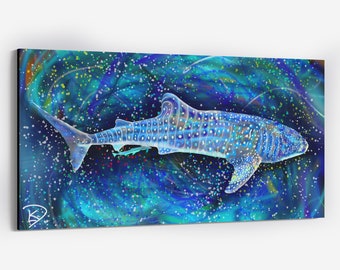 Whale Shark Canvas Print "Oceans"