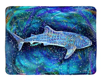 Walhai Überwurfdecke "Oceans""