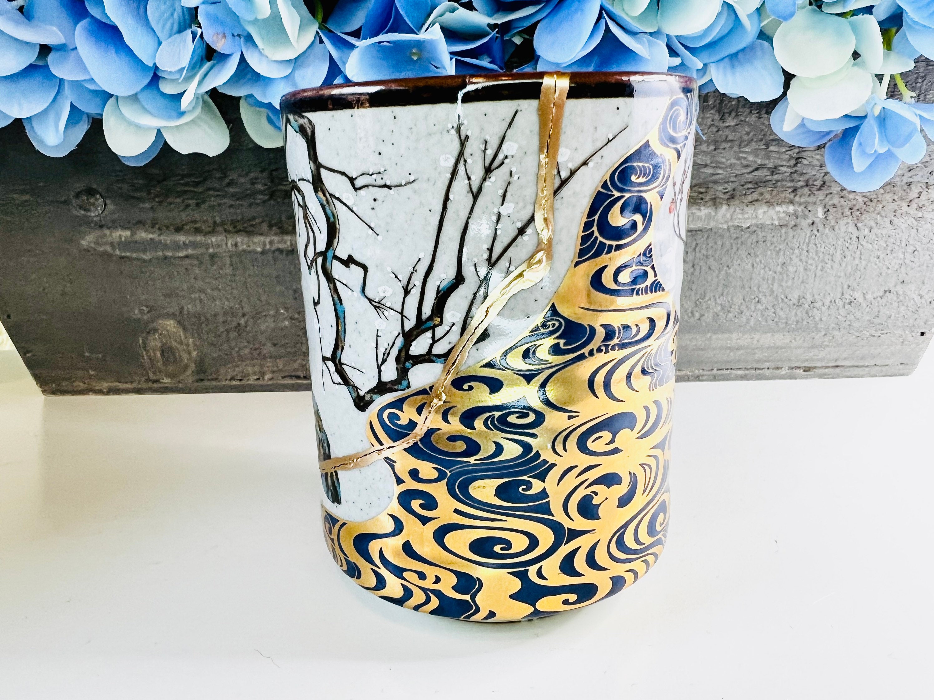 九谷焼の美術花瓶 - Etsy 日本