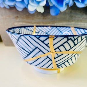 Kintsugi Bowl, Kintsugi Weave Bowl, Home Decor, Valentines Day Gifts, Gold Repair, Handmade Ceramics and Pottery