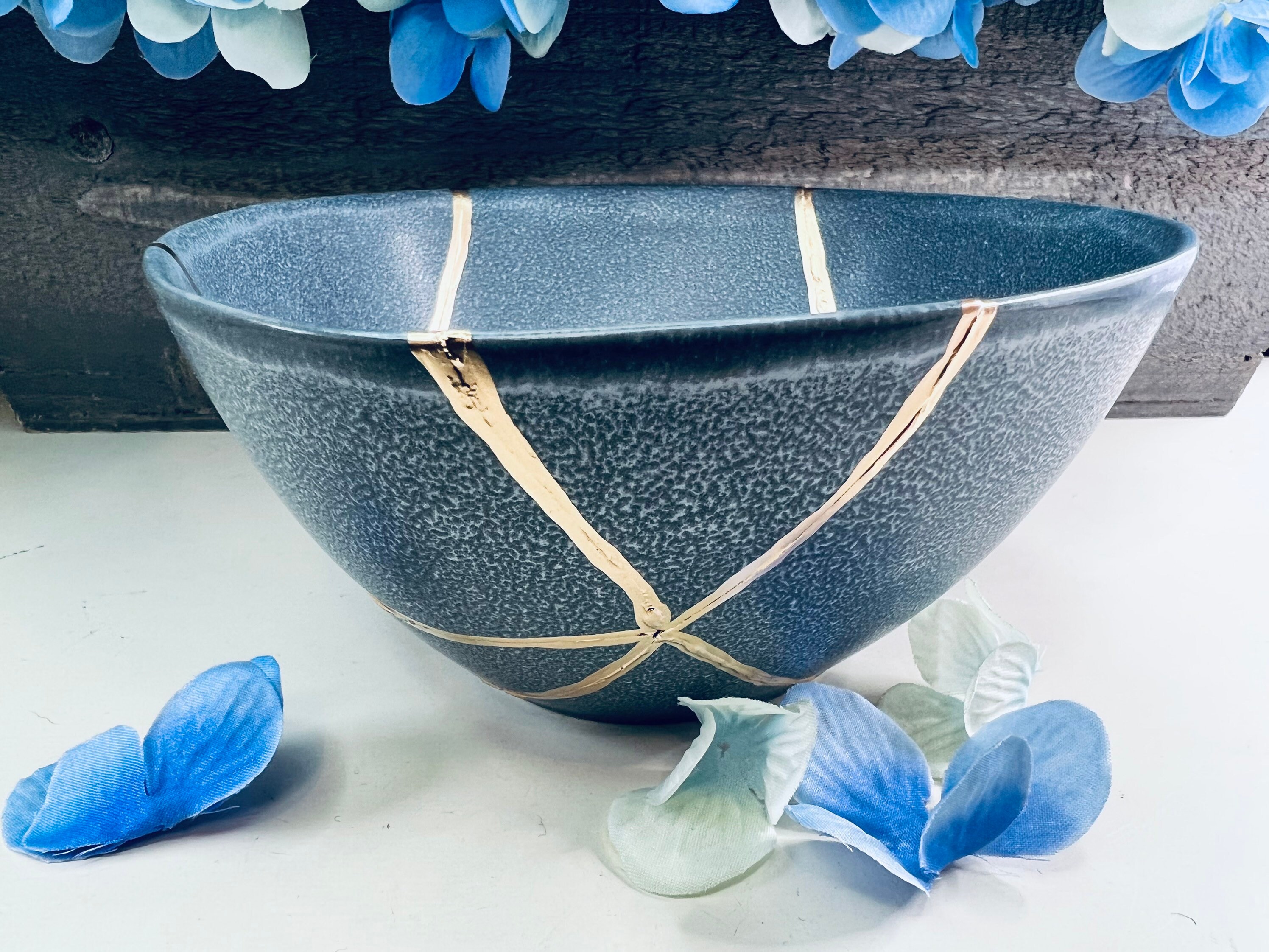 Kintsugi Bowl, Dragon Scale Japanese Teacup, Handmade Home Decor, Mini –  Kintsugi Generations