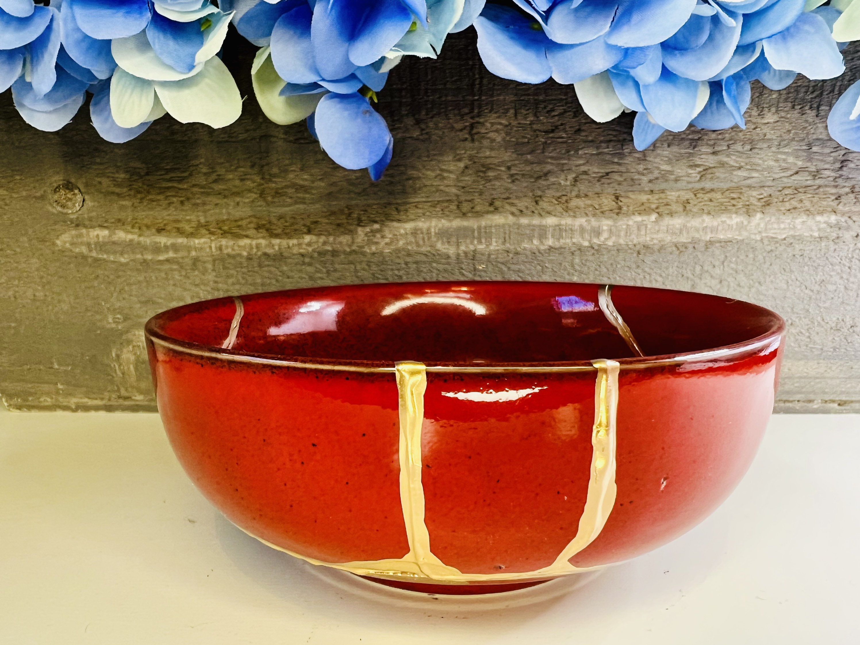 Kintsugi Bowl, Kintsugi Monyou Blue, Kintsugi Pottery, Minimalist, Hom –  Kintsugi Generations