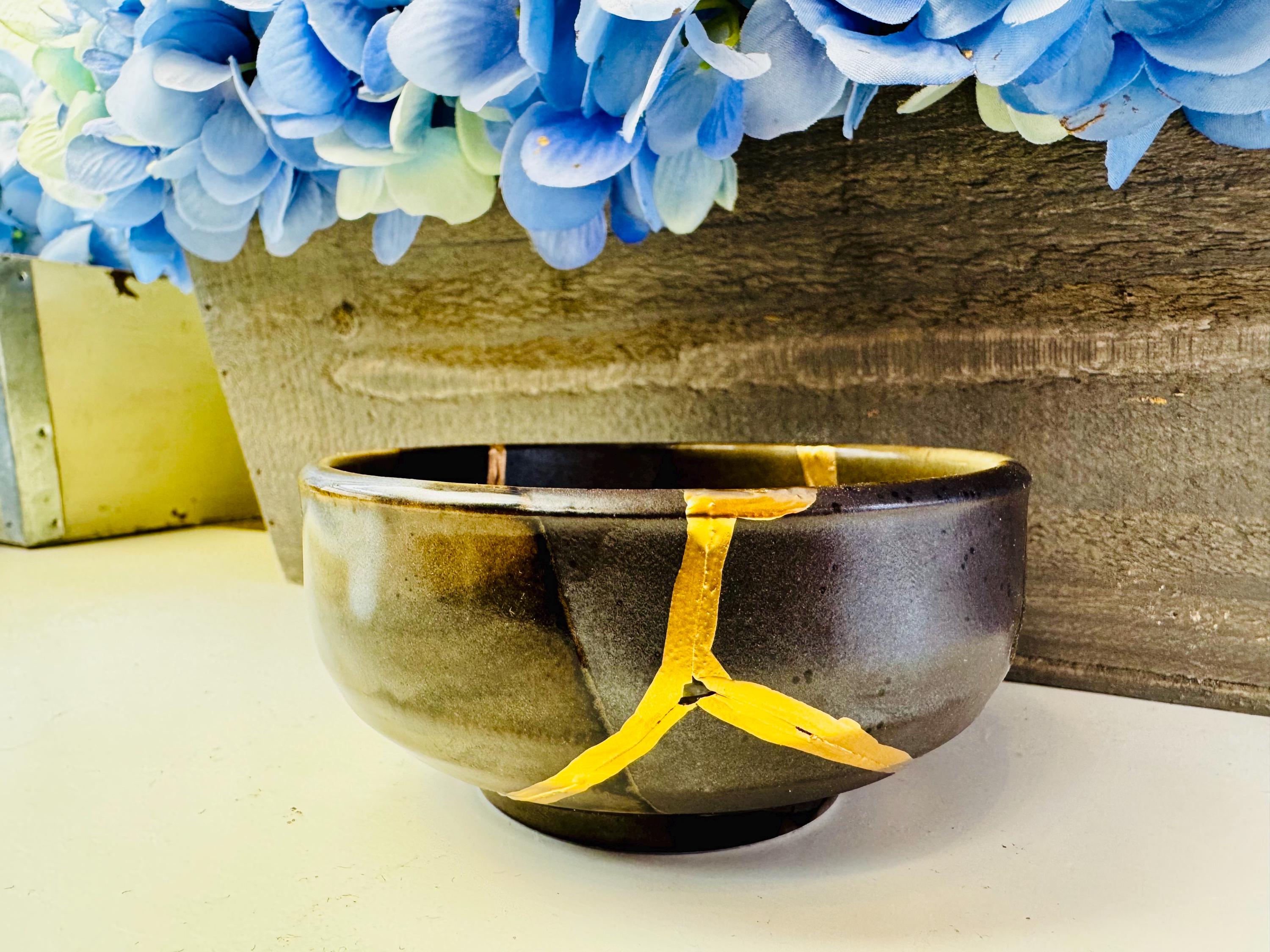 Japanese Cracked Bowl - Etsy