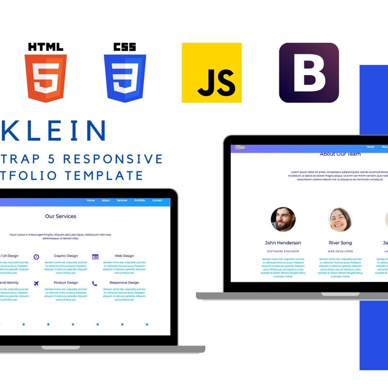 Html Css Template - Etsy