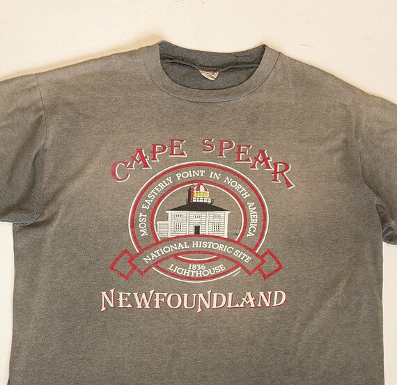Vintage Cape Spear Newfoundland Single Stitch Tee - image 3