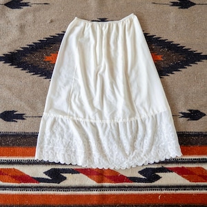 Vintage White Slip Skirt