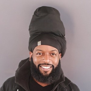 XXL Unisex Satin Lined Night & Day Cap Loc sock w/Adjustable string | Great for All Hair Types, Long hair, dreadlocks, braids, locs, wigs