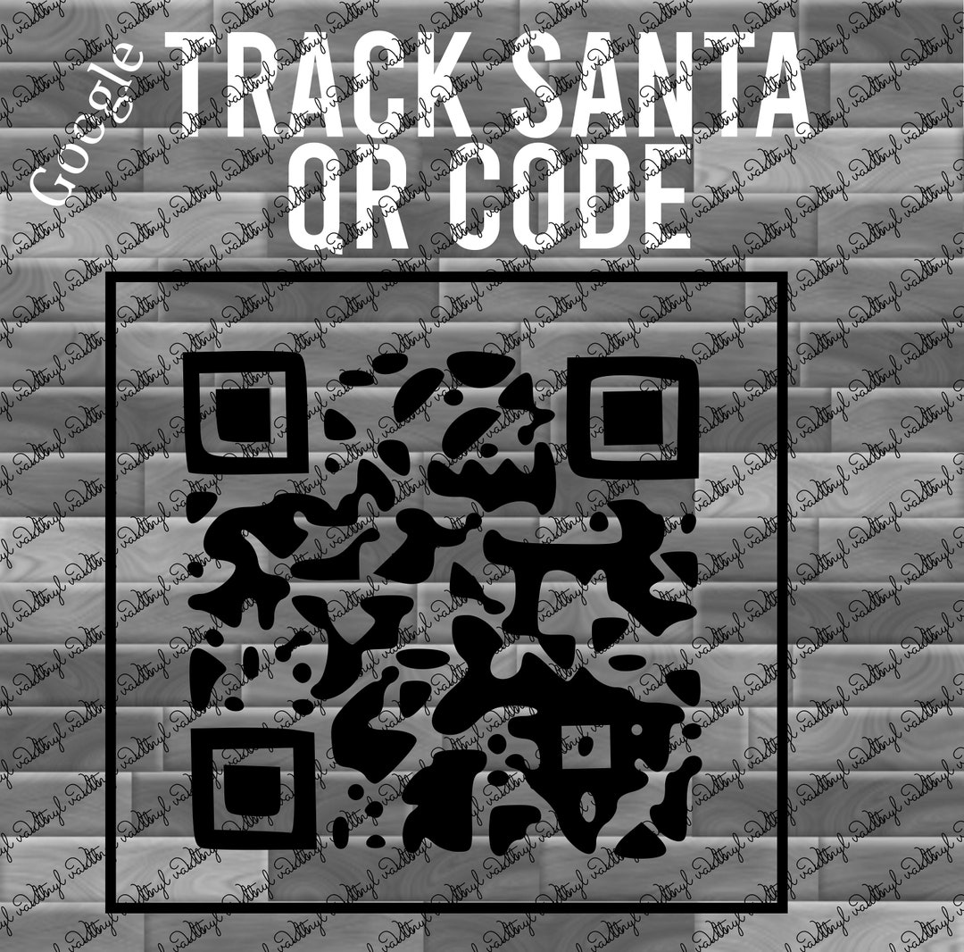 Google Santa Tracker Qr Code Etsy