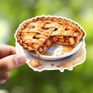 Apple Pie Sticker, Laptop Sticker, Notebook Sticker, Planner Sticker, Binder Sticker