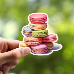 Macaron Pile Sticker, Notebook Sticker, Laptop Sticker, Journal Sticker, Scrapbook Sticker
