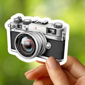 Kamera Aufkleber, Fotografie Aufkleber, Notebook Aufkleber, Planer Aufkleber, Journal Aufkleber, Laptop Aufkleber, Telefon Aufkleber, Aufkleber, Abziehbild