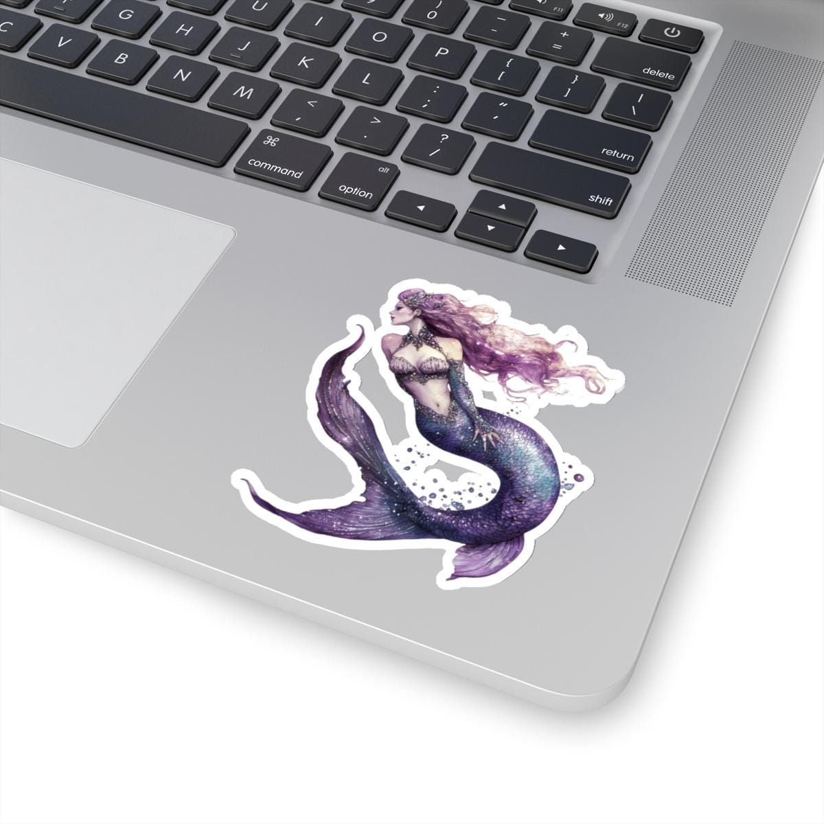 Sirens Sticker Purple Mermaid Sticker, Sea Siren Sticker, Notebook Sticker, Planner ...