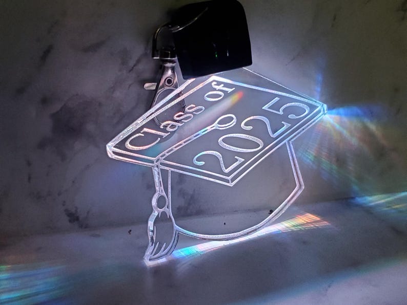 Class of ... Custom Grad Cap LED Lanyard, Graduation Celebration Badge ...