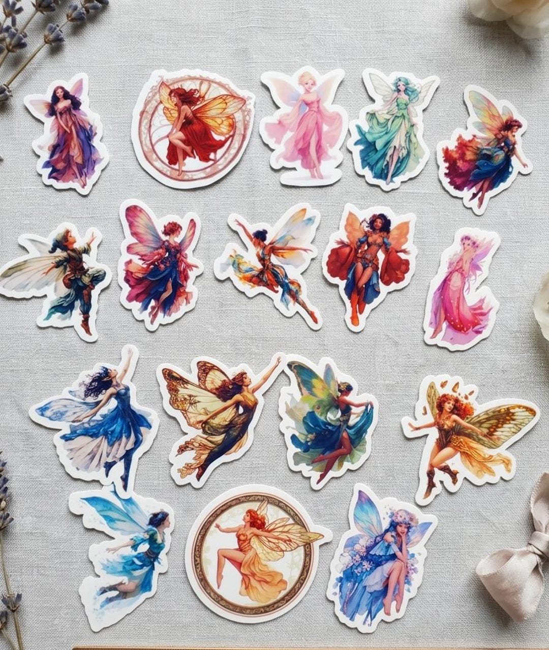 Fairy Sticker Bundle, Sticker Pack, Sticker Collection, Planner Sticker ...