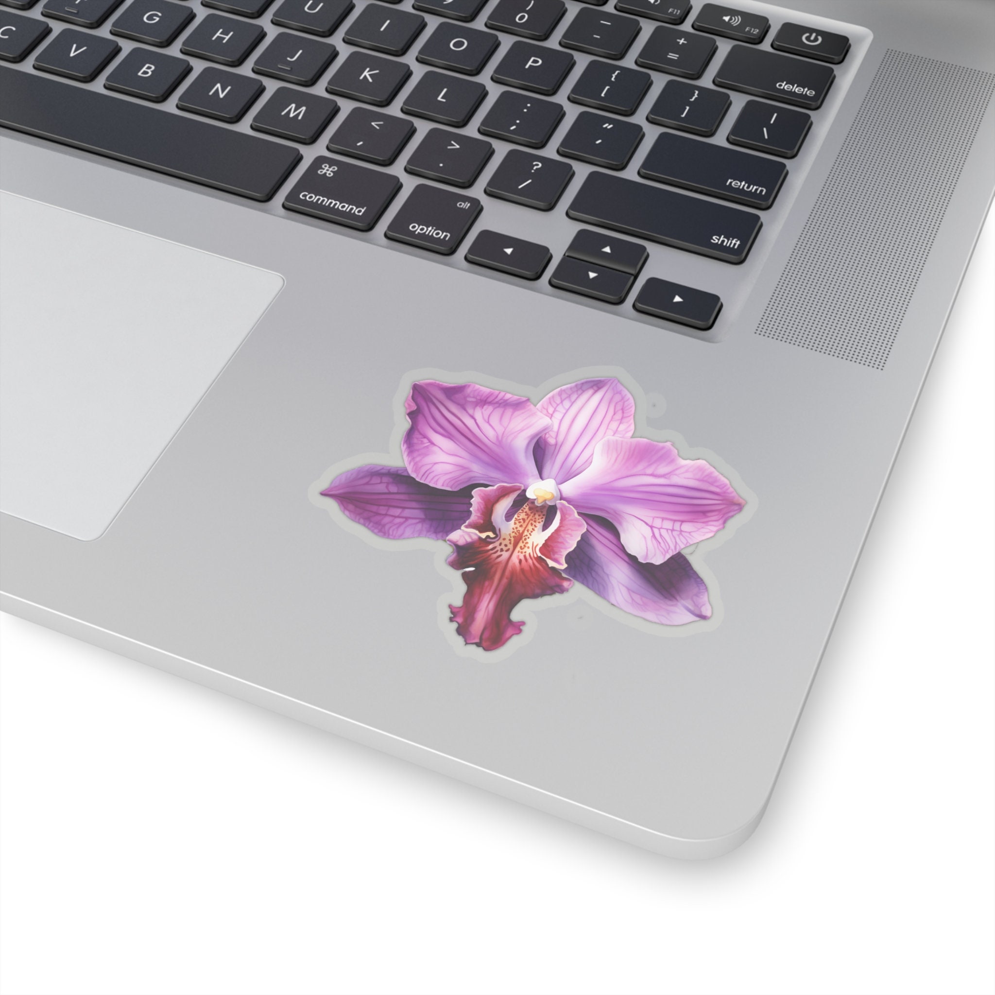 Orchid Stickers, Flower Sticker, Laptop Sticker, Notebook Sticker ...