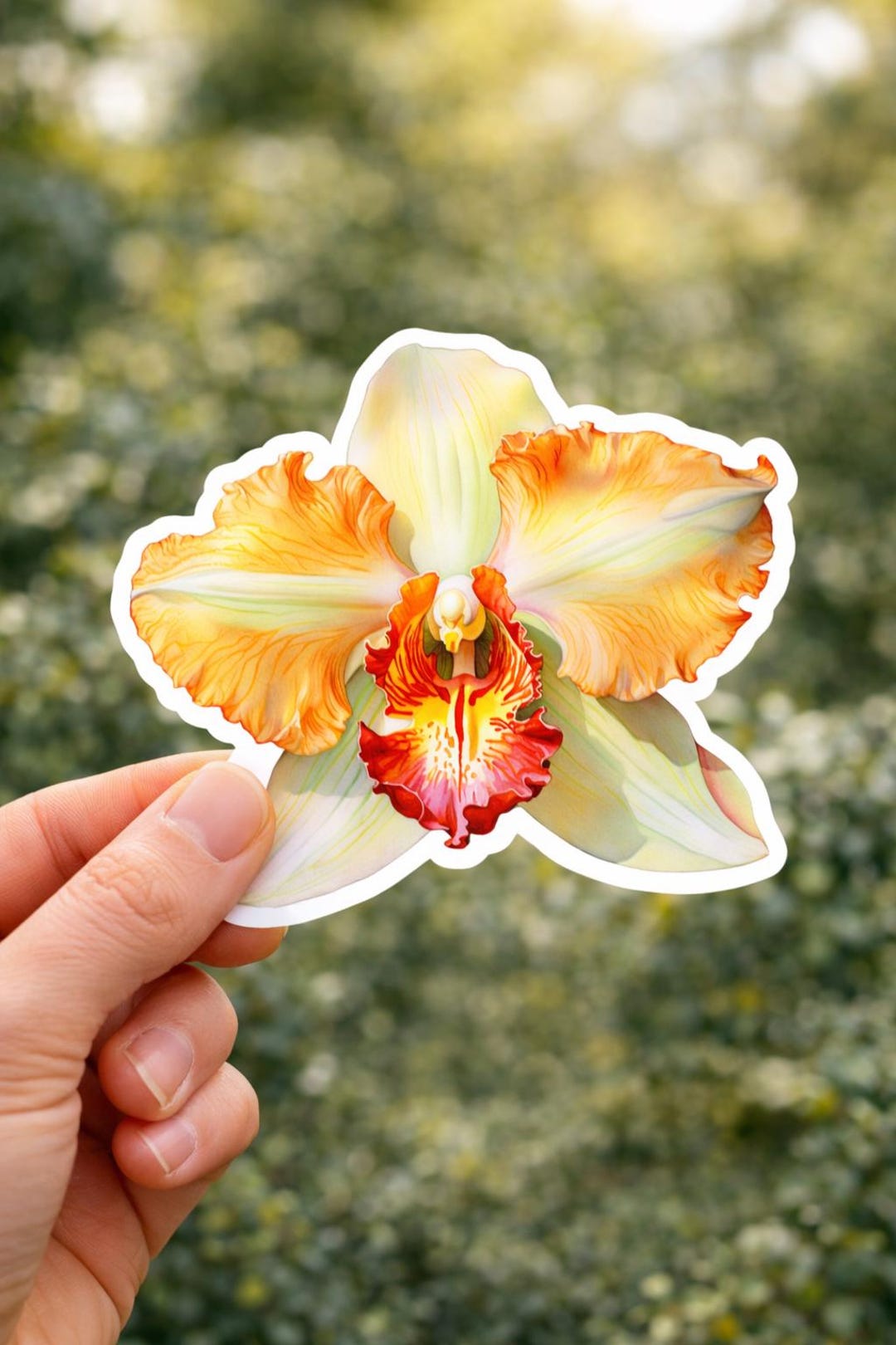 Orchid Sticker Orchid Sticker Binder Sticker, Planner Sticker - Etsy