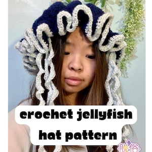 Crochet Jellyfish Hat Pattern | Beginner-Friendly | Includes Lookbook