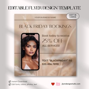 Modelo de Black Friday | Panfleto Pink Friday | Ofertas de Black Friday | Download Digital | Tecnologia de Cílios | Moletom Black Friday | Modelos Canva