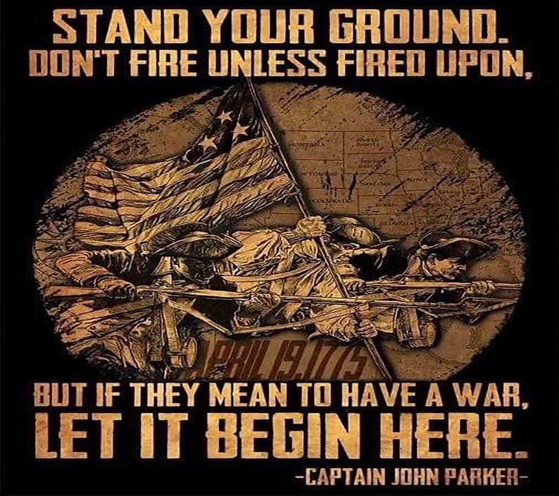 Stand Your Ground Captain John Parker 1775 American Patriot Etsy
