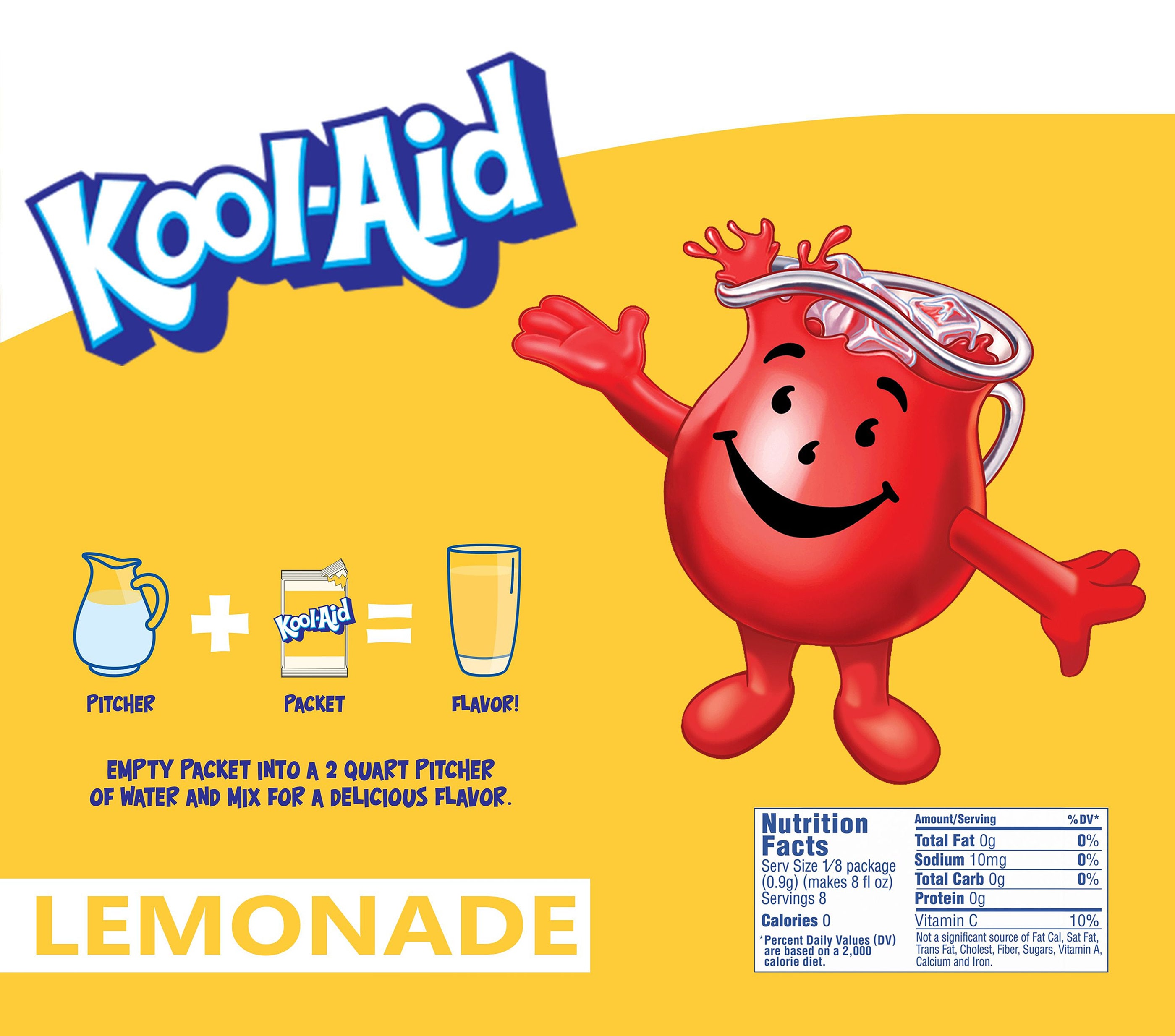 Kool Aid Lemonade Fun Digital PNG Sublimation Tumbler Shirt Tote Mug