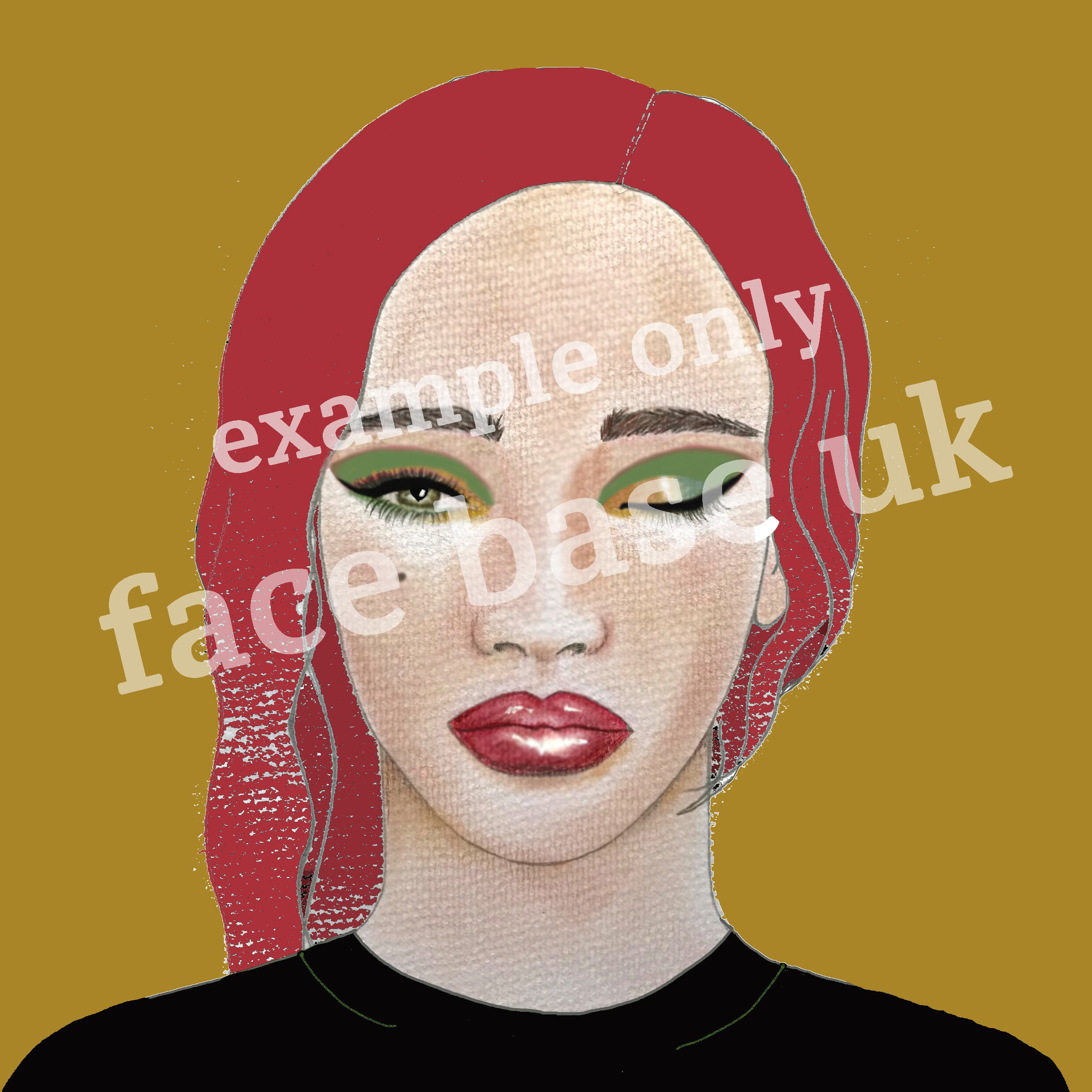 Makeup Face Chart PDF Makeup Chart Design Sheet Instant Download ...