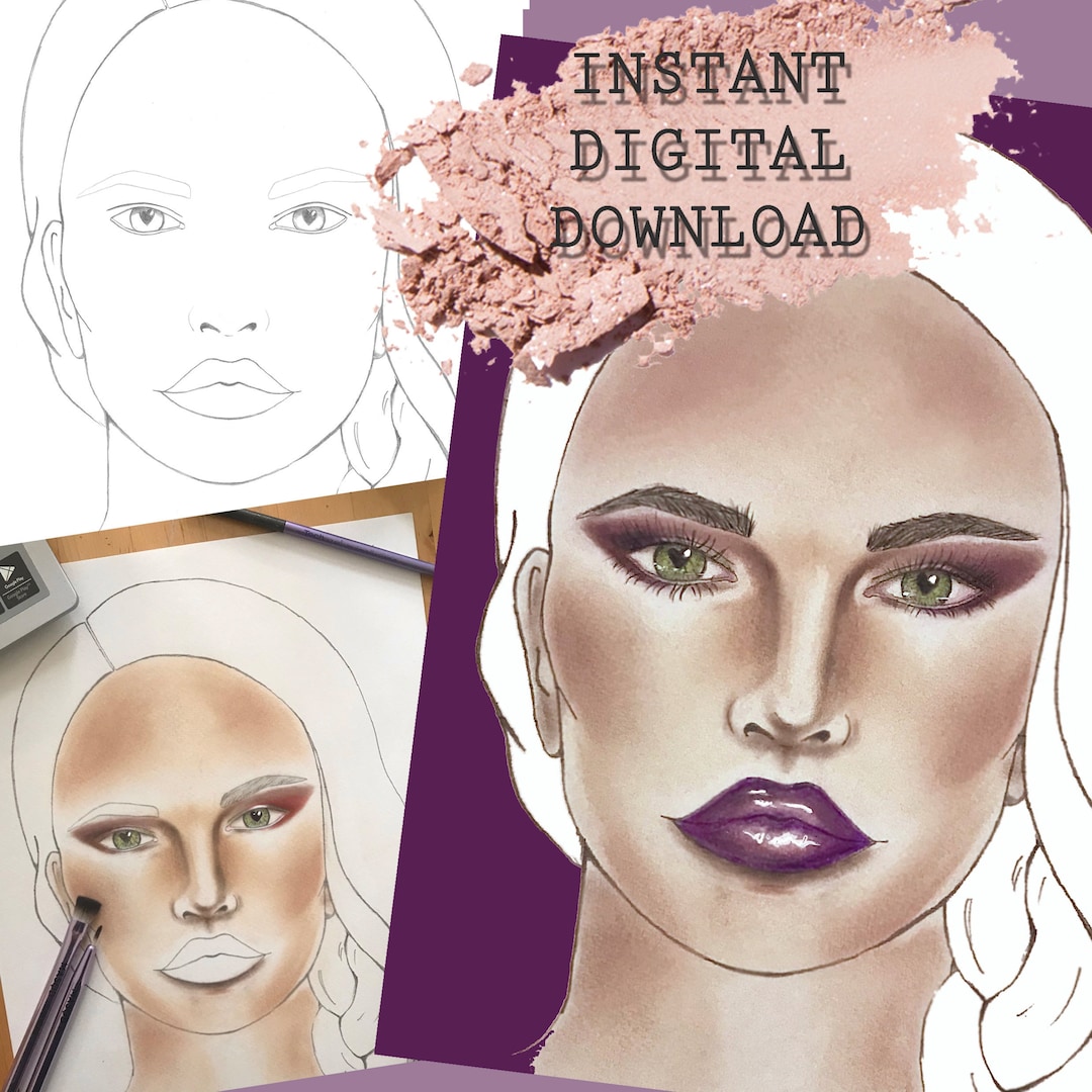 FACECHART | Face Chart Makeup Art by Liza Kondrevich