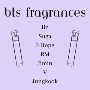 BTS-Inspired Fragrance Sprays