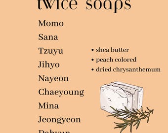 TWICE-Inspired Soaps