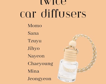 TWICE-Inspired Car Diffusers