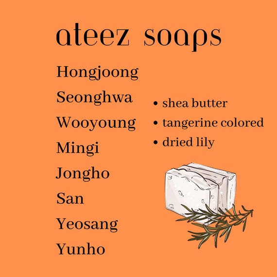 ATEEZ Soaps