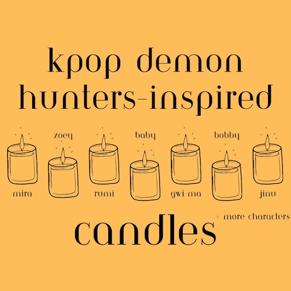 K-Pop Demon Hunters-Inspired Candles