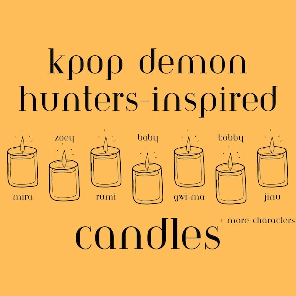K-Pop Demon Hunters-Inspired Candles