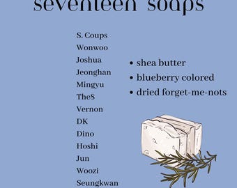 Seventeen-Inspired Soaps