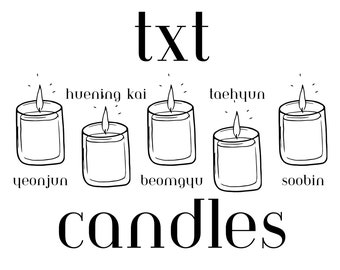 TXT Candles