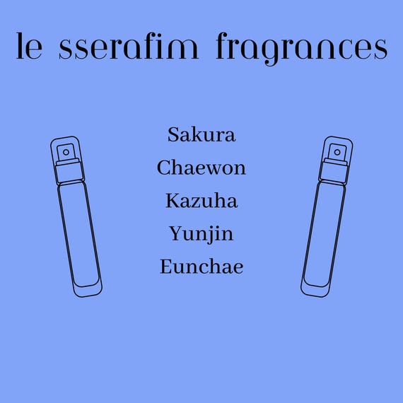 Le Sserafim-Inspired Fragrance Sprays