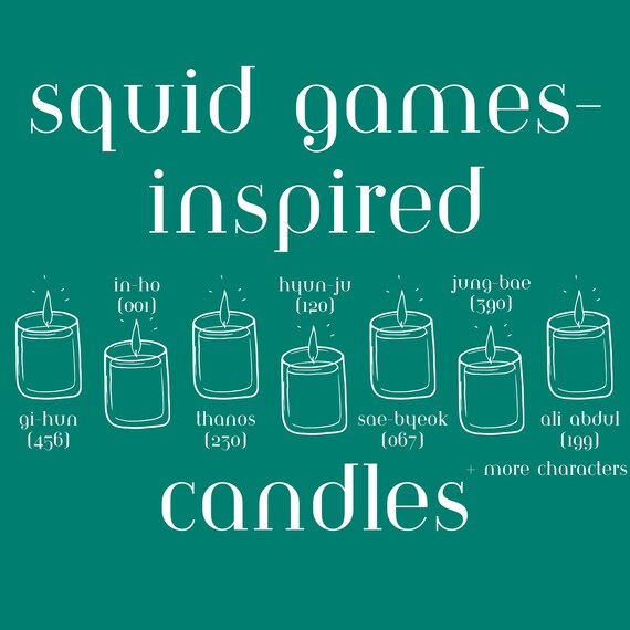 Squid Games-Inspired Candles