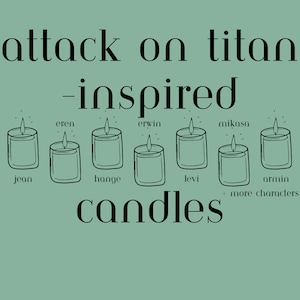 AOT-Inspired Candles
