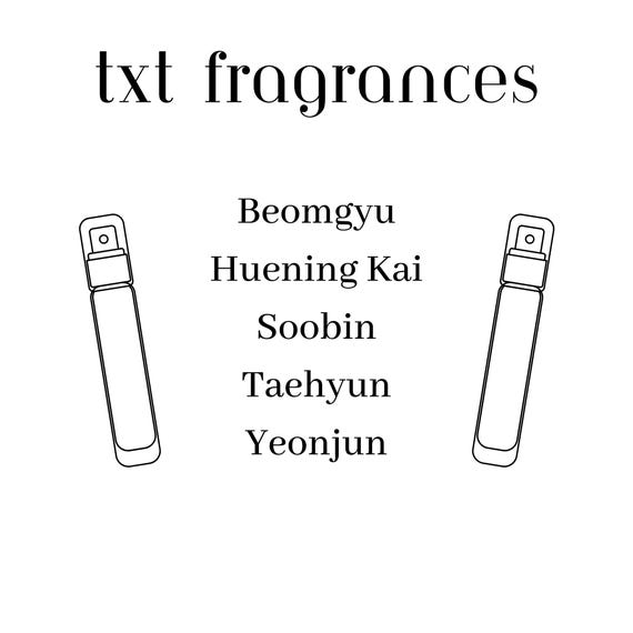 TXT Fragrance Sprays