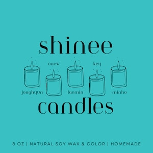 SHINEE-Inspired Candles