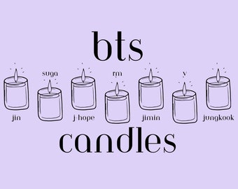 BTS-Inspired Candles